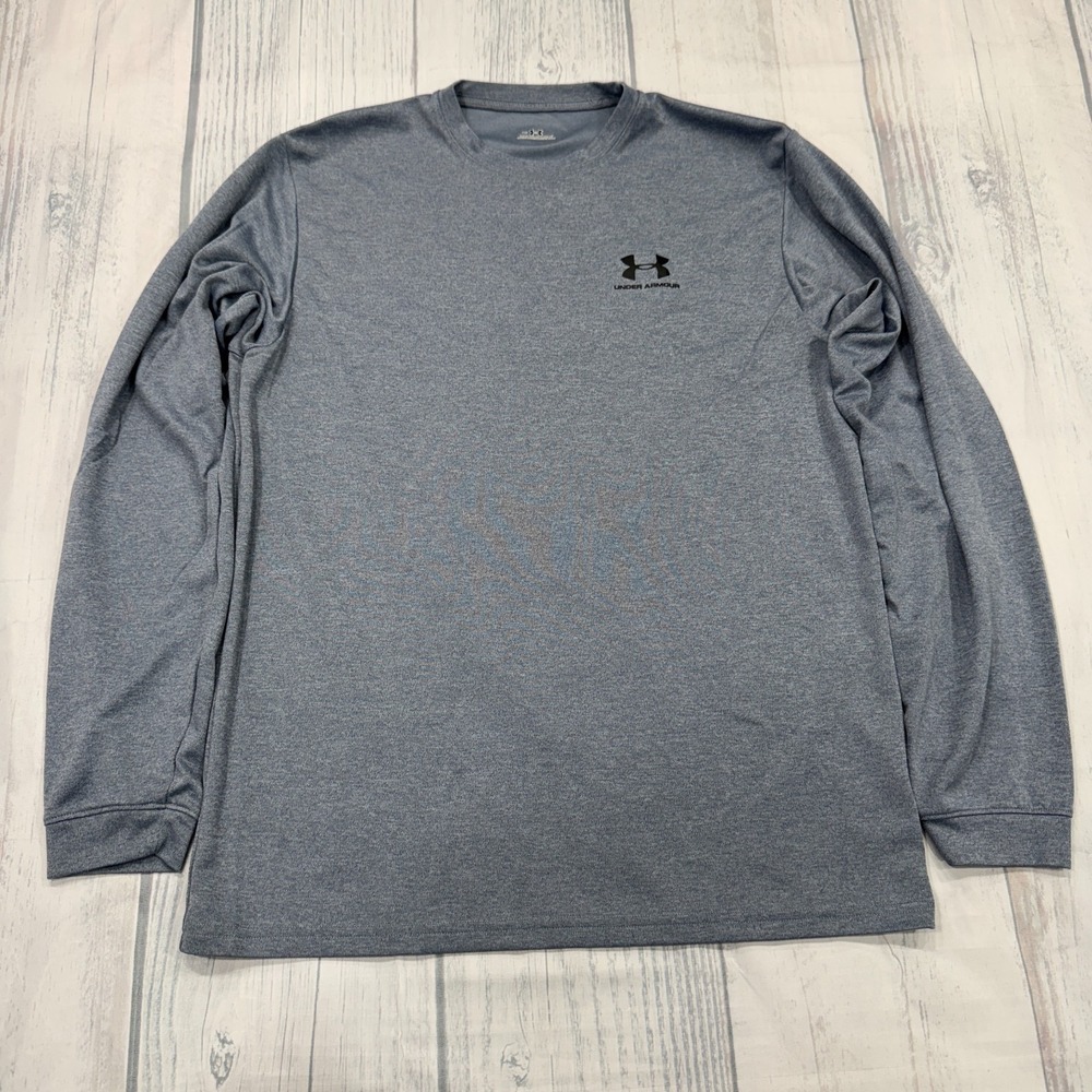 Under Armour Long Sleeve T Shirt S Small Gray Mens‎ Workout Train